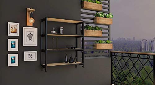 Convertible Console Table Shelf Bookshelf Kitchen Table Wall Mounted Foldable Both Table And Rack Custom Design Multiple Uses Smart Table Solid Metal Body #TOP5