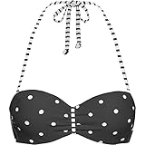 Wattiertes Cup s.Oliver Damen Bügel-Bandeau-Bikini-Top