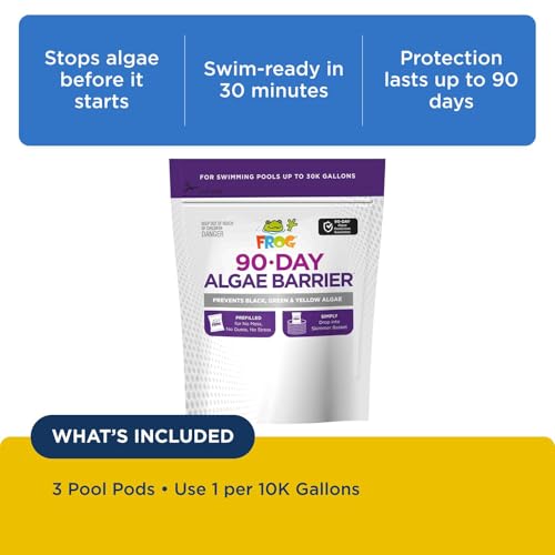 Image of FROG 90-Day Algae Barrier, Prevents Algae Growth, 3 Pods