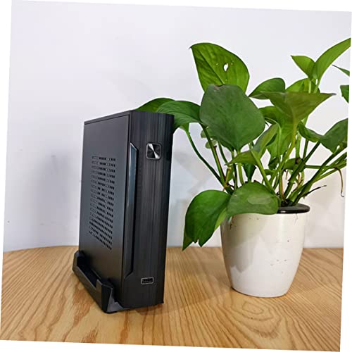 Soporte ajustable para CPU jojofuny, 2 piezas, para chasis de computadora, rango de altura estable, deslizable para distintos anchos, fácil de usar y soporte para chasis miniatura 3