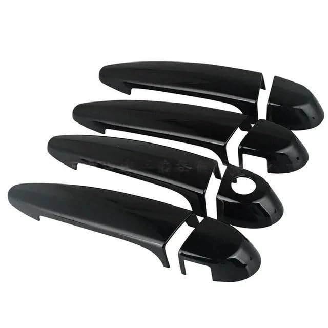 Poignée de porte extérieure noire brillante à haute résistance pour F30 X5