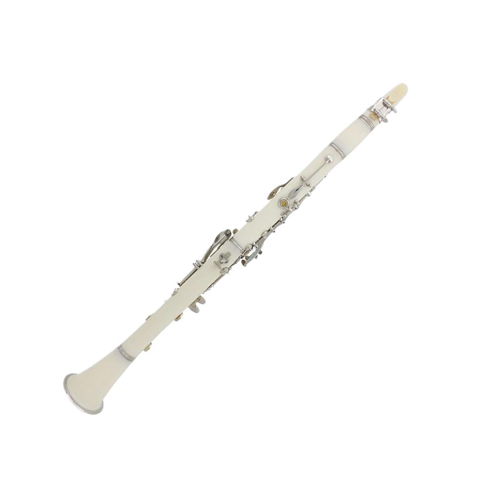 Clarinete Sib Bemol de 17 teclas instrumento de viento madera profesional de baquelita con caja de piezas Tocando Clarinete