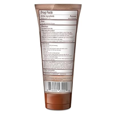 Ambi Even & Clear Gentle Exfoliating Wash with Oat and Sea Whip, Salicylic Acid Acne Treatment, Helps Clear & Prevent Breakouts, Exfoliates to Help Smooth Skin Tone & Texture, 5 Ounce