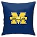 Université du Michigan décor à la Maison taie d'oreiller carrée Housses de Coussin taie d'oreiller, taie d'oreiller décorative Douce pour Chaise de canapé