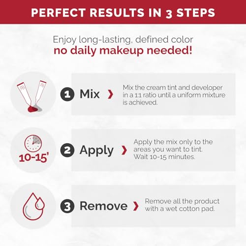 RB RENATA BEAUTY Tint Kit – Cream Hair Dye Kit with Developer and Application Brush for Spot Coloring - Covers Gray Hairs, Smudge-Proof, Long-Lasting Up to 4 Weeks, 20 Applications [Graphite] — view 6