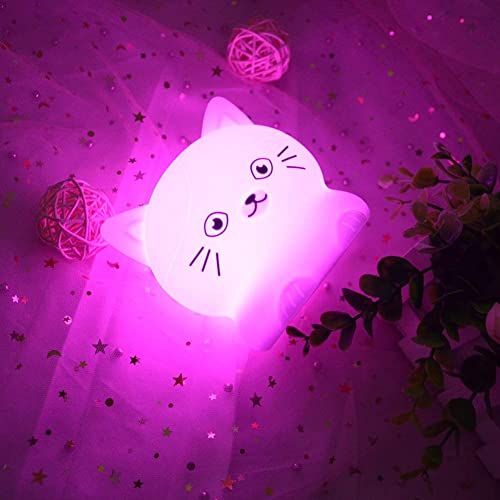 Image of Cat Night Lights Children's Room Lighting, Toddler Bedroom Sleep Lights Bedside lamp - 9 Colors Lamps Room Decor for Toddlers /Boys /Girls /Adults /Bedroom /Bathroom /Outdoor /Camping - Medium