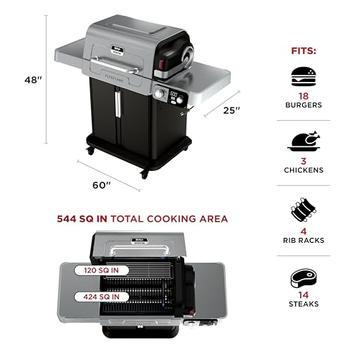 Ninja-FlexFlame-Grill-and-Smoker-Electric-and-Propane-Grill-Roaster-BBQ-Grill-5-in-1-Cooking-System-3-Burner-Digital-Control-Outdoor-Cooking-Griddle-Pizza-Maker-Stainless-Steel-PG301 Ninja FlexFlame Grill and Smoker Electric and Propane Grill Roaster BBQ Grill 5 in 1 Cooking System 3 Burner Digital Control Outdoor Cooking Griddle Pizza Maker Stainless Steel PG301