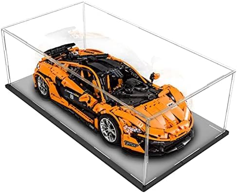 Image of Acrylic Display Case for Collectibles | Dustproof Transparent Showcase Box for Action Figures, Miniatures & Models | Countertop Cube with Protective Film (( 13x7.1x6 inch;33x18x15 cm))
