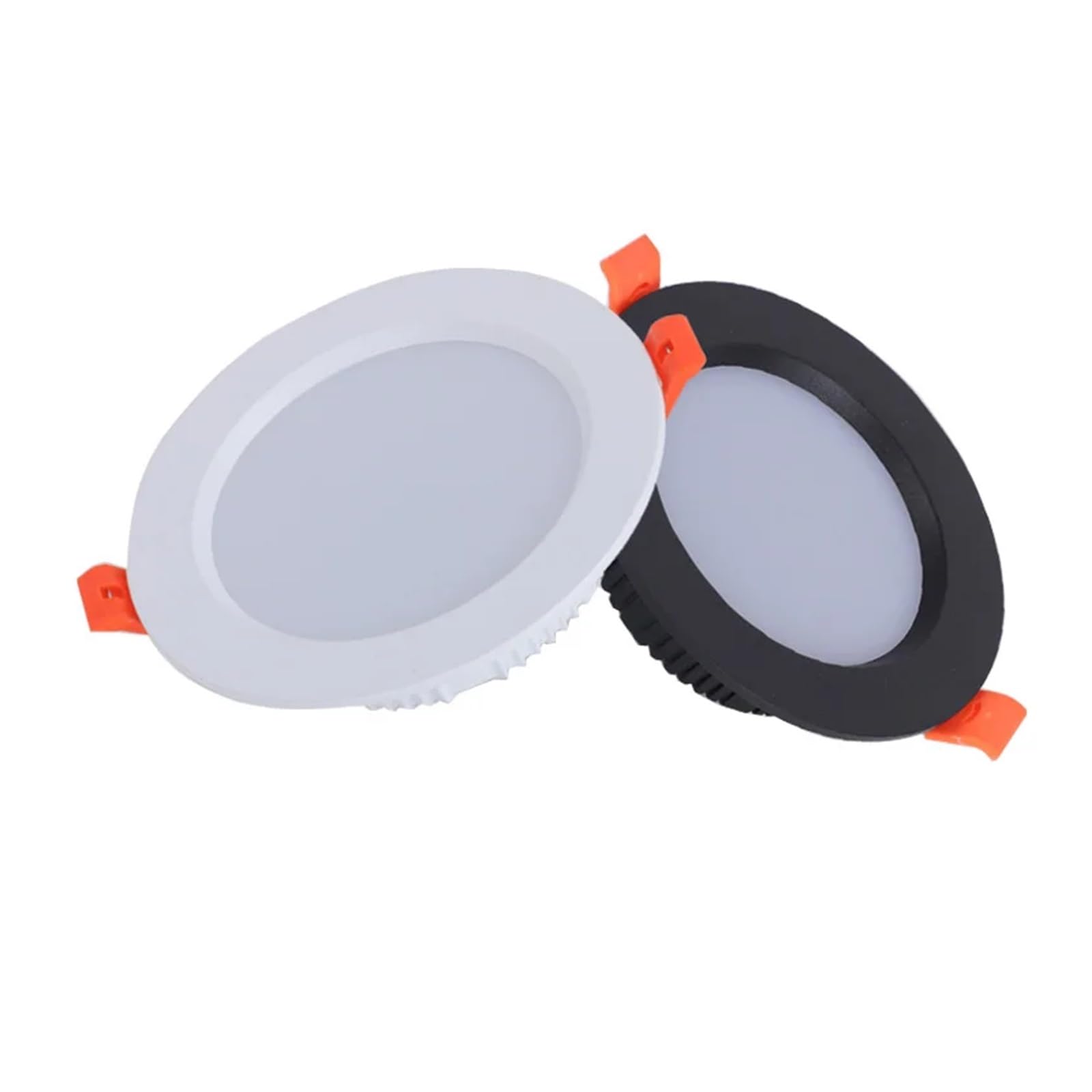 eufeifeiegds 220V 110V LED-Einbaustrahler 3W 5W 7W 9W 12W 15W 18W Dickes Aluminium LED-Deckenleuchte for Wohnzimmer und Schlafzimmer(Natural white 4000K,BLACK_30W)