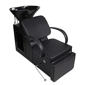 Polar Aurora Adjustable Shampoo Barber Backwash Chair Salon&Spa Barber Chair ABS Plastic Bowl Sink Unit Station Beauty Spa Salon Equipment