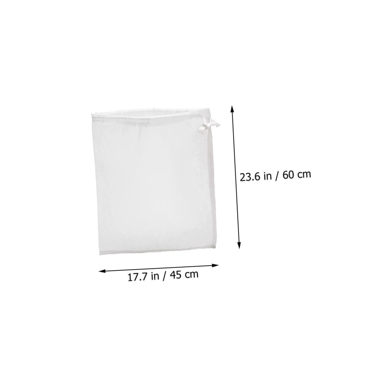 Unomor 2pcs Wine Bag Precision Filter Bag Food Grade Strainer for Winemaking Cooking Juicing Reusable Mesh for Wine and Spice Brewing