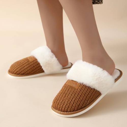 Image of DRUNKEN Slippers For Women Winter Sandals Casual Flats Home Footwear Man Girls Sliders Flip Flops Chappals Ladies Clogs Sleeper Slides Stylish Ortho Soft