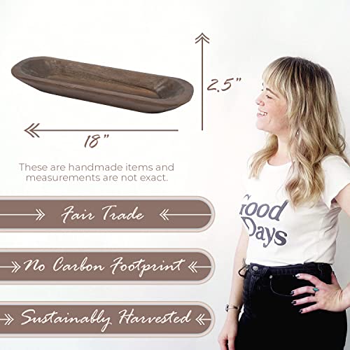 Dough Bowl For Decor - Wooden Dough Bowl - Wooden Bowls For Decor - Decorative Wooden Bowl - Dough Bowls Large Wooden - Wooden Dough Bowls For Decor - Wood Dough Bowl - Large Wooden Bowl -Dough Bowls #TOP2