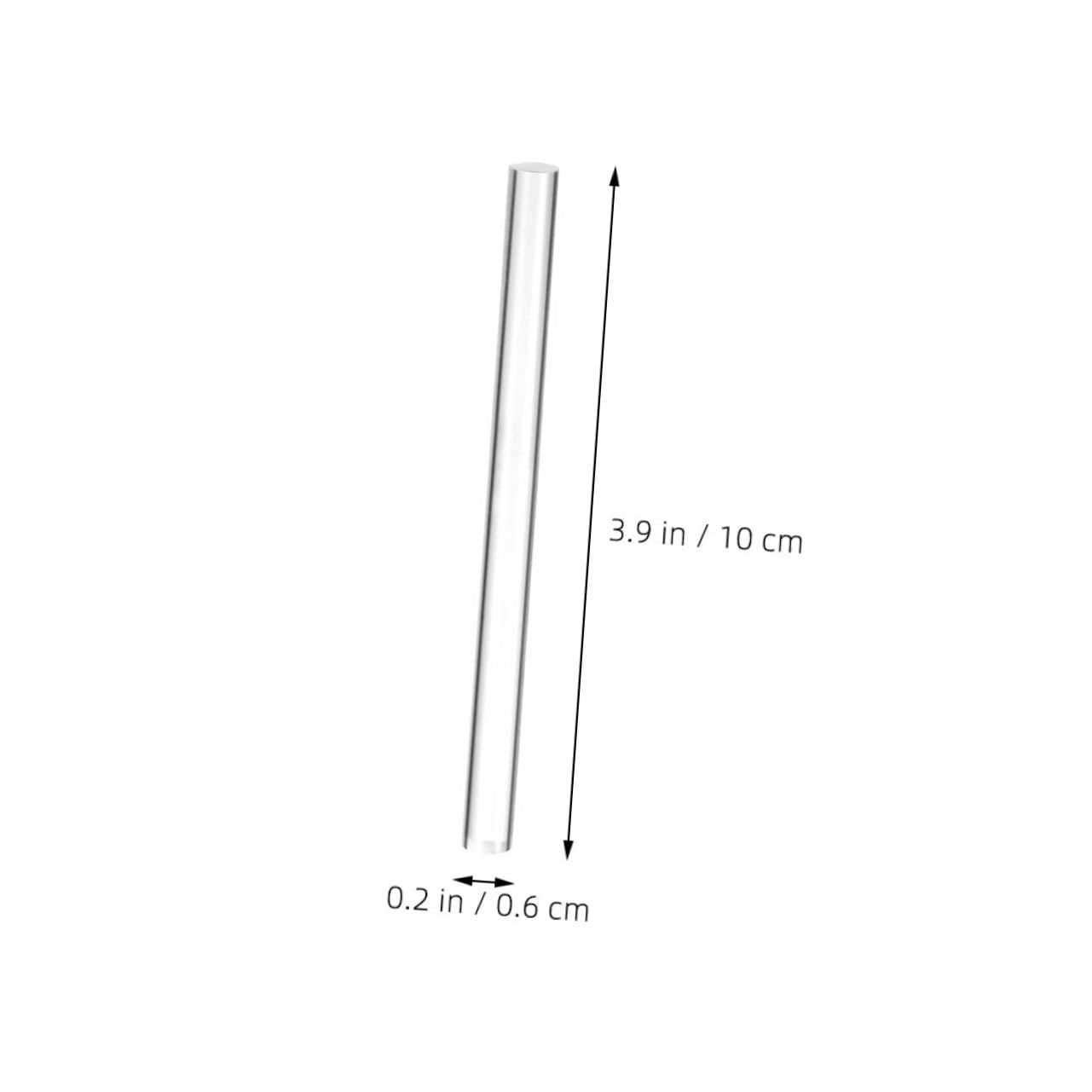 150pcs Hot Melt Adhesive Glue Sticks Bulk Pack White for DIY Craft Kit