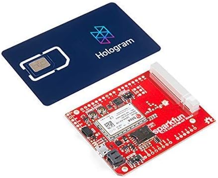 SparkFun LTE CAT M1/NB-IoT Shield - SARA-R4 (with Hologram SIM Card) - IoT Single-Board Computer - Shield, Antenna, Headers - I2C, UART - radio frequency