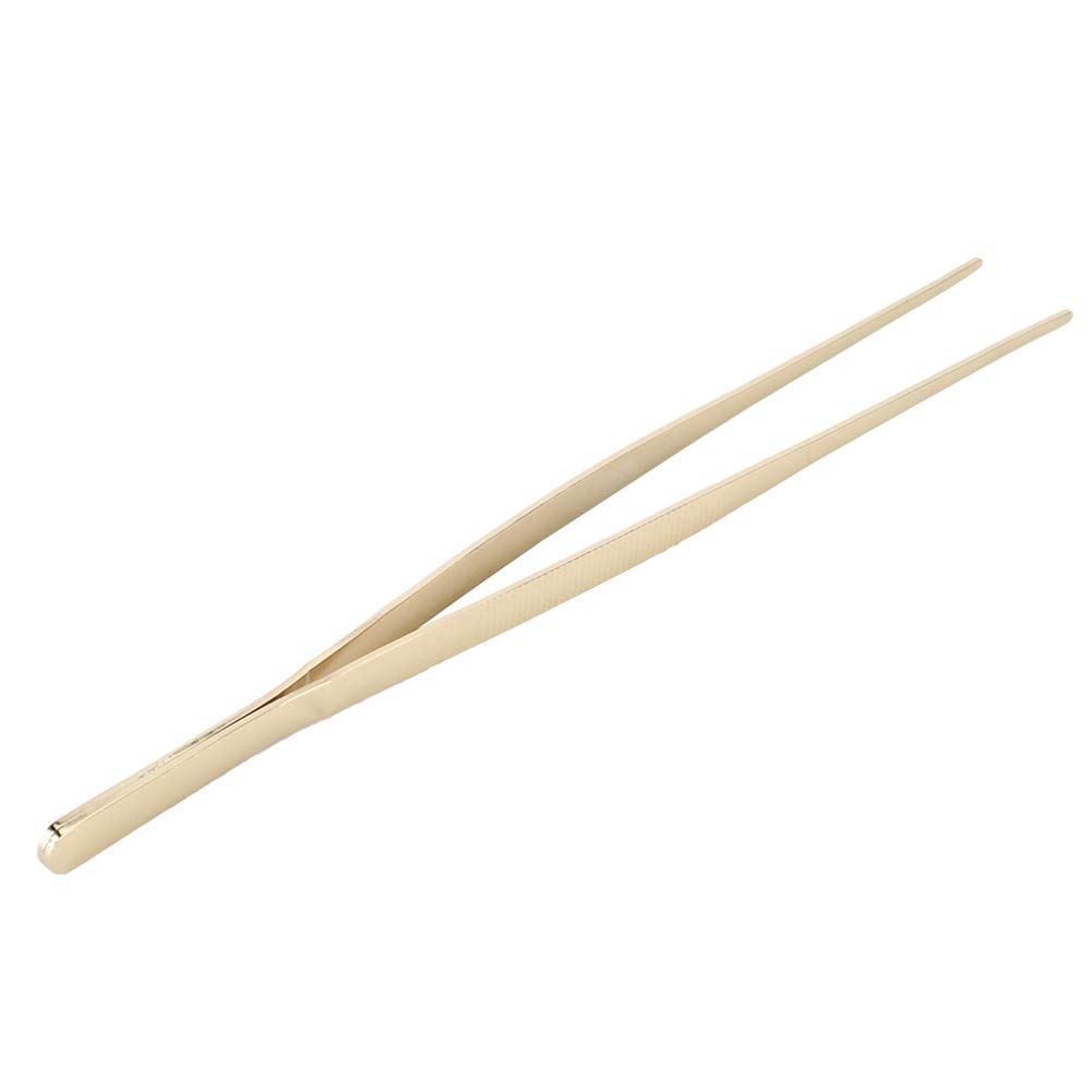 Cocoarm Pęseta Kuchenna Klips do żywności ze Stali Nierdzewnej 30 Cm Pęseta do Gotowania z ząbkowaną końcówką i Ergonomicznym Uchwytem Zbierania Ogórków Dekoracja Ciast i Zastosowanie w Wąskich