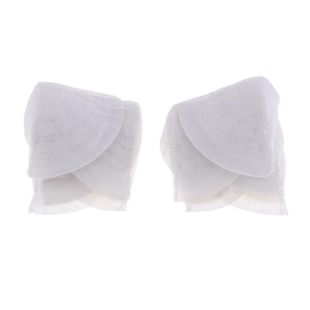 MERISHOPP 5 Pairs Sew in Suits Cotton Shoulder Pads for Sewing Clothing Accessories-image-21