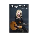 Dolly Parton Here I am Poster Sänger Poster Malerei 