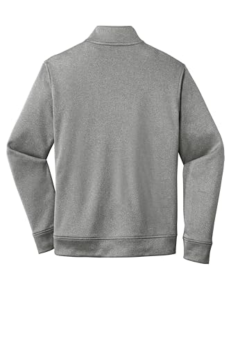 SPORT-TEK Unisex PosiCharge Sport-Wick Heather Fleece Quarter Zip Pullover3