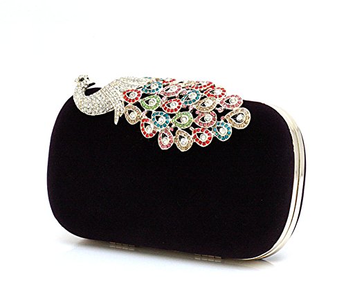 Diamant sac à main de soirée rigide pour banquet et réception Bridal-D