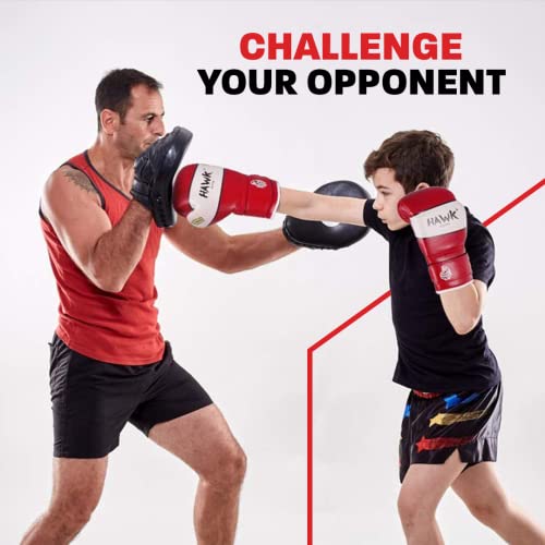 Kids Boxing Gloves For Kids Children Youth Punching Bag Kickboxing Muay Thai Mitts Mma Training Sparring Gloves Red, 6 Oz #TOP5