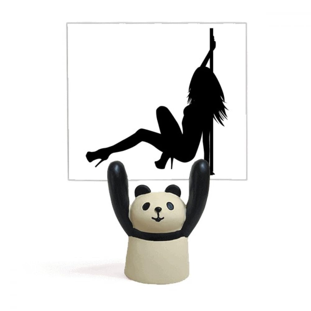Porte-mémo en forme de pipe anti-oubli avec figurine panda mobile