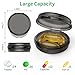 Urekt Small Pill Box, (4 Pack) Travel Pill Case Portable Daily Pill Organizer Mini Medicine Storage Container for Pocket Purse Cod Liver Oil Storage Box Earplug Case