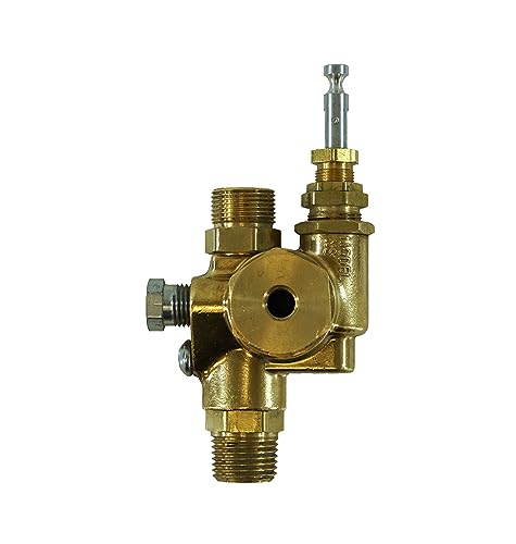 Replacement For Campbell Hausfeld ST128408AV, 5/8" Compression Top Inlet X 1/2" MNPT Outlet, Combo Unloader Pilot Check Valve, 140-175 PSI -  Conrader Co, Replacement for ST128408AV