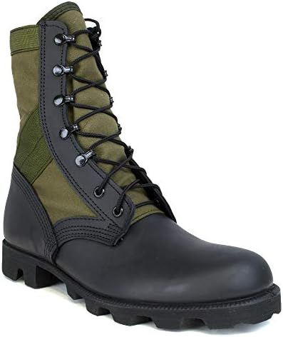 MCRAE Legacy Combat Boot with Panama Sole, Od and Black, 9.5 Wide