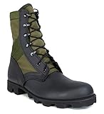 MCRAE Legacy Combat Boot with Panama Sole, Od and Black, 8 Wide