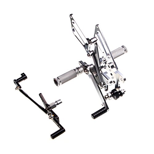TARAZON Motorrad Rearsets CNC Aluminum einstellbare Fußrasten Fußstütze Fußrastenanlage für Honda CBR1000RR Fireblade Non ABS 2008-2016