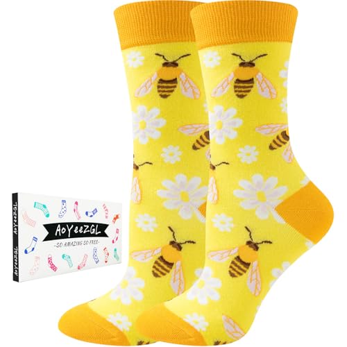 Ao Yee ZGL Women fun Animal Socks,Stocking Stuffers for Women,US Size 6-12