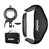 Godox 31x31inch 80x80cm Foldable Softbox Diffuser with S-Type Bracket for V1, AD200Pro, AD400Pro, TT350, V860II Series