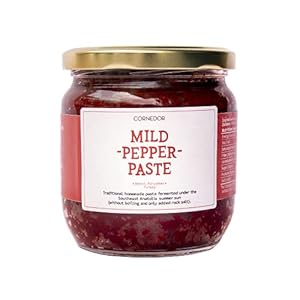 CORNEDOR | Milde peper Peste – Biber Salçası | 420 gr | Non – GMO, geen toevoegingen of conserveringsmiddelen | Ideaal…