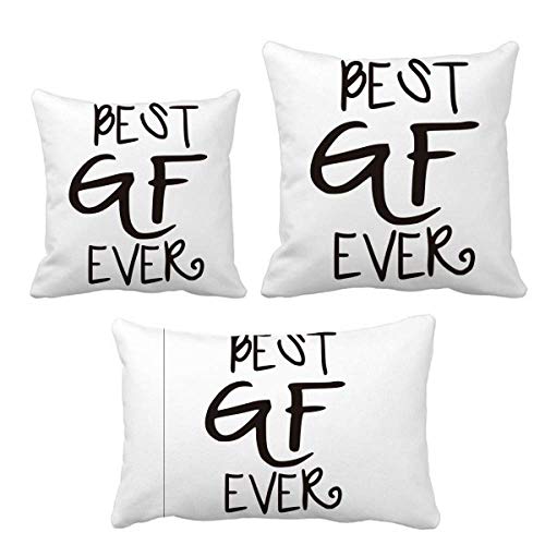 Coussin Valentin Best BF Ever le cadeau idéal pour décoration canapé