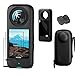 Produktbild DGUSO Insta360 X3 Zubehör Kit, Insta 360 Grad X3 Zubehör Insta360 X3 Schutz Silikon Kamera Case Cover und Insta 360 X3 Lens Guard, Insta360 X3 Tasche mit Karabiner, Displayschutzfolie für Insta 360