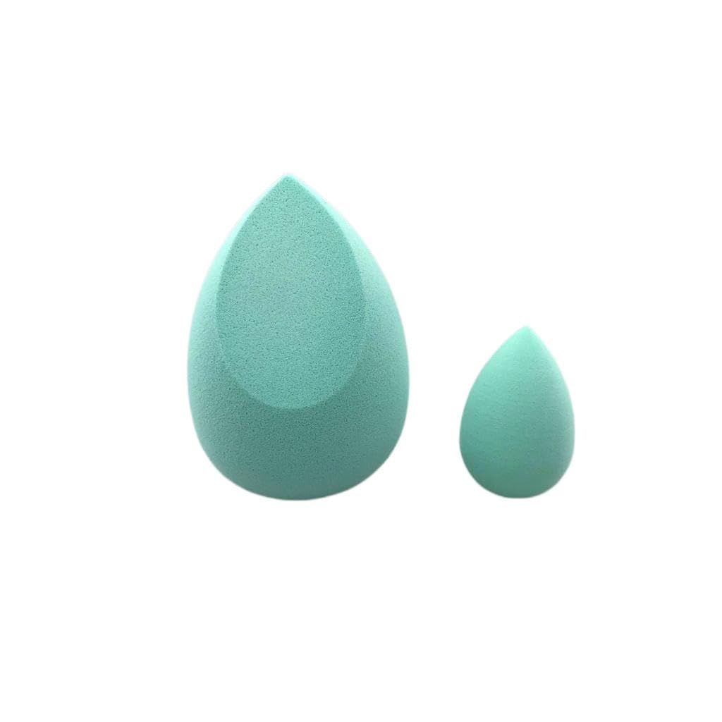 Makeup Sponge Beauty Blender Foundation Sponges Latex Free Blender Beauty Makeup Sponges for Liquid Foundation Powder Sunscreen and Cream 1 Big Sponge 1 Little Sponge (turquoise) - Image 4