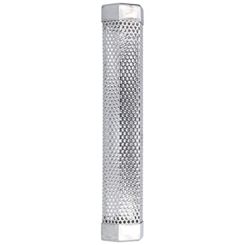 CHICIRIS Generador de humo para barbacoa de acero inoxidable 304, tubo de humo duradero para ahumar caliente y frío, parrilla, alimentos para acampar al aire libre e interior (longitud 30,6 cm x