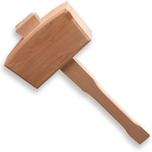 Crown Hand Tools 6-Inch Beech Mallet #108