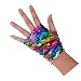 Time-killer Sequins Gloves - Magic Sequin Fingerless Mermaid Gloves Dragon Paws Reversible Bracelet- Dance Birthday Party Favors for Kids Girls Women (Rainbow)