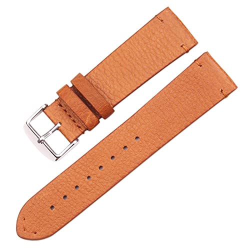 Sangle montre lisse marron pour un style vintage intemporel
