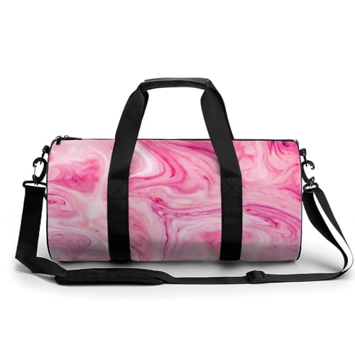 Sac de voyage rouge rose grand compartiment 45cm pour le camping