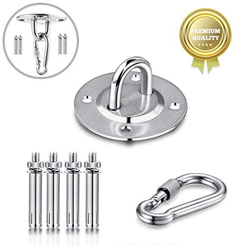 Preisvergleich Produktbild deckenhaken hängesessel,deckenhalterung edelstahl,deckenhalterung boxsack halterung,deckenhalterung liebesschaukel,hängematte befestigung,halterung sling trainer (1 pack)