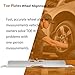 zzhanff Upgraded Toe Plates Wheel Alignment Tool, Steel Provides Accurate Wheel Alignment Measurements, Portable Tool for Car, Truck, SUV, and Vehicle, Includes 2 Measuring Tapes.