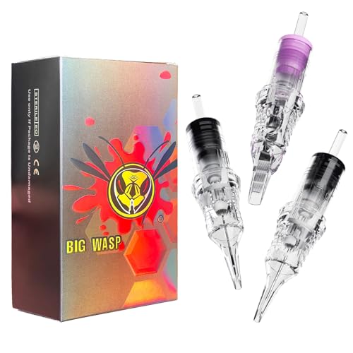 BIGWASP Classic 50pcs Tattoo Cartridge Needles Assorted Mixed 1003RL 1005RL 1007RL 1207RM - image 1