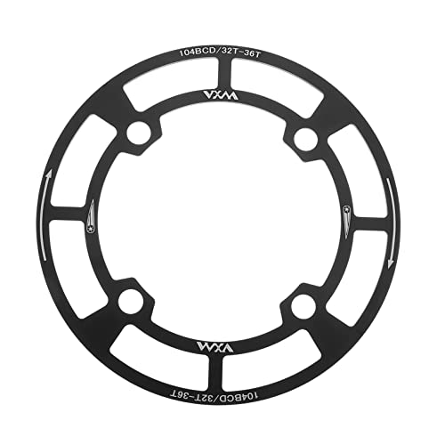 GOOHOCHY Mountain Bike Crankset Shield Durable Chainring Cover High Strength Bike Crankset Protector for Mountain and Road Bikes