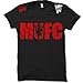MUFC Manchester United Soccer Footbal Futbol Cotton T-Shirt .1878 Jersey (Large, Black)