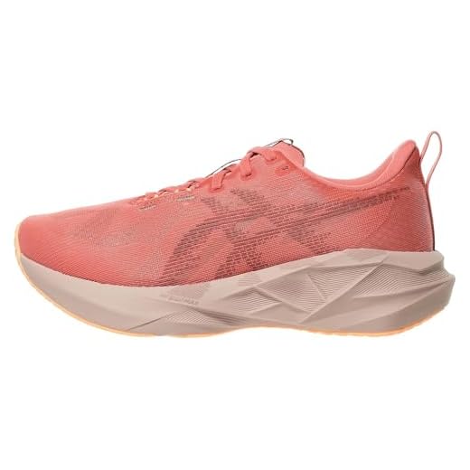 ASICS Tênis de corrida feminino NOVABLAST 5, Argila rosa escuro/vermelho entulho, 40