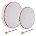 Lawei 2-teilig Handtrommel mit Schlägel Percussion Musikinstrument Pädagogisches für Party - 25,5 cm & 20,3 cm