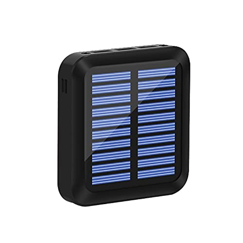 NAYIYE Mini Portable Solar Power Bank 10000 MAh Small Convenient Mobile Power for Phone Power Bank Charger Battery for Cell Phone Foldable Solar Panel Charger Kit for Portable Generator Power Station